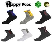 Happy Feet Pack of 6 Pairs of Sports Printed Socks (1034) (MAN1)