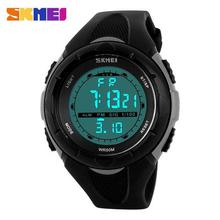 SKMEI Fashion Men LED Digital Watch Electronic Military Outdoor Sports