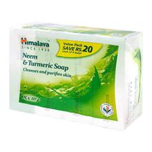 Himalaya Herbals Neem and Turmeric Soap, 125gm (Pack of 4)