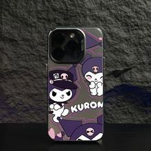 MissConnie Cartoon Sanrio Cute Kuromi Phone Case Compatible for IPhone 11 15 12 13 14 Pro Max X XS Max XR Soft Cover