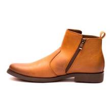 Caliber Shoes Tan Slip On Lifestyle Boots For Men - ( 477 O)