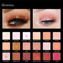 FOCALLURE 18 Colors Glitter Eyeshadow Highly Pigment Easy to