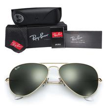 Ray-Ban Aviator Golden Frame Sunglasses With Box