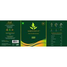 GREENFIT Green Tea Cups : Lemon Honey Flavor(Jar of 15 Cups)