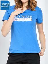 JeansWest Mild Blue T-shirt For Women