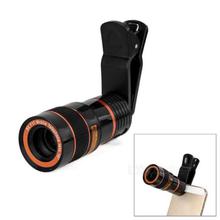 Universal 8X Zoom Mobile Phone Telescope Lens with Clip