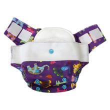 SuperBottoms Purple Character Printed Reusable Cover Diaper For New Born Babies