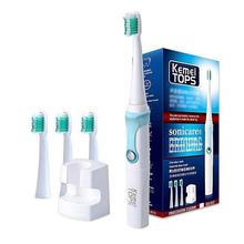 Rechargeable Electric Toothbrush Waterproof Sonic Toothbrush with 3 Heads Oral Hygiene Dental Care for Kids Adults