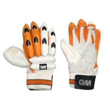 GM Select Cricket Batting Gloves - White/Orange