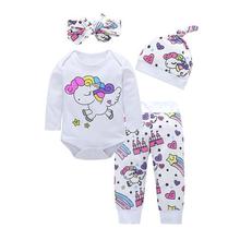 Newborn Baby Girl Clothes Sets Infant Fashion Unicorn