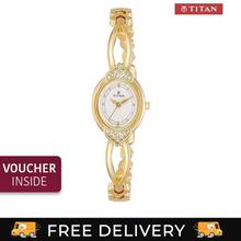 Titan 2468YM04 Analog Gold Chain Watch For Women