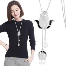 CHINA SALE-   2018 sweater chain long necklace female Korean