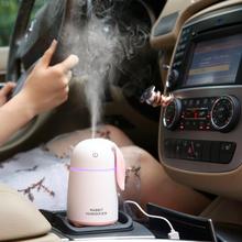 Cute Rabbit Humidifier 170ML Ultrasonic Car Air Humidifier Mini USB