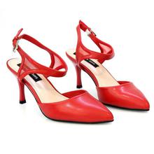 Shoe.A.Holics Cathy Ankle Strap Heels For Women -  Red