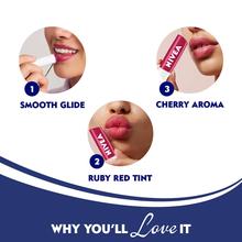 NIVEA Caring Lip Balm Fruity Cherry Shine Long Lasting Moisture-4.8G
