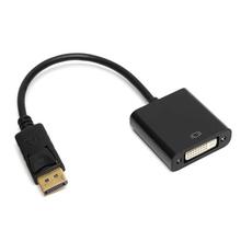 Display Port DP Male To DVI Female Converter Video Adapter Cable For PC - Black