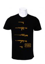 Wosa - PUBG GUN COLLECTION PUBG Black Printed T-shirt For Men