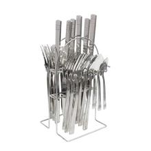 24 Pieces Stainless Steel Cutlery Set - Silver