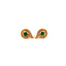 Emerald Stud Earrings