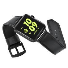 JINYA Classic Leather Band For Apple Watch 38MM / 40MM Black