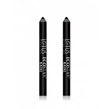 Lotus Make-up Ecostay Kajal - Pencil Stick (1.2G) (Set of 2)