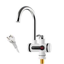 Instant Electric Water Heating Faucet Tap - (White)