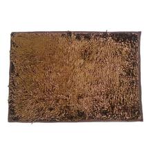 Brown Furry Designed 25" x 16" Door Mat