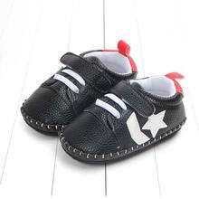 Boy sneakers  Newborn Baby Toddler Star Print Cartoon Anti-slip Soft Sole Casual Shoes