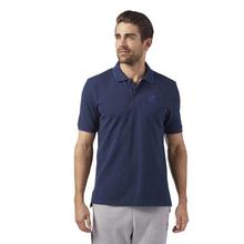 Reebok Navy MEL-R Cotton Pique Polo T-Shirt For Men - CD6613