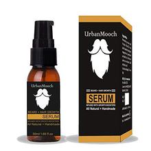 UrbanMooch Beard Growth Serum & Hair Growth Serum 50ml for