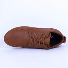 Caliber Shoes Tan Brown Casual Lace Up Shoes For Men (536 O)