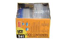 CLI Seal "15 Set Food Containers" (Color Assorted)