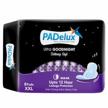 PADelux Sanitary Pads Ultra Goodnight XXL, 320mm- 8Pads