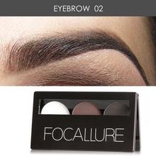 Focallure Eyebrow Powder 3 Colors Eye brow Powder Palette