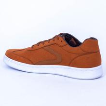 Caliber Shoes Tan Brown Casual Lace Up Shoes For Men (523 SR)