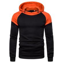 Miicoopie 2019 Mens Hoodie Fashion Autumn Patchwork