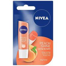 Nivea Peach Shine Lip Balm - 4.8g