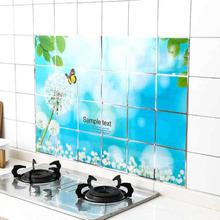 1pcs Creative Kitchen Wall Stickers Oil Proof Removable Fruit Wallpapers DIY Wall Art Decal Adhesive Home Decoration 60*90cm-Assorted Color