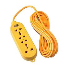 4 Socket Extension Cord 3meter - yellow