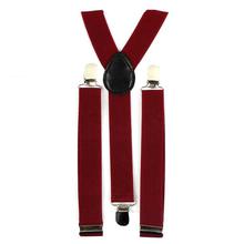 Red Spandex Suspender For Men