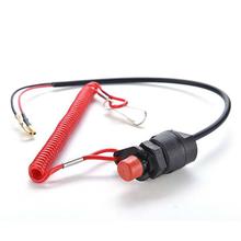 Universal Boat Outboard Engine Motor Kill Stop Switch, Safety Tether Lanyard Motorcycle Switch