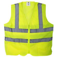 Safety Jacket (Light) Workwear Men’s ANSI Class 3 High Visibility Bomber Safety Half Jacket Free size