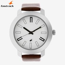 Fastrack  3120Sl01 Leather Strap Analog Watch For Men