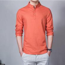 New long-sleeved bottoming shirt _ men's shirt simple