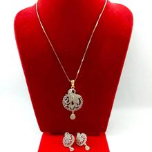 Exquisite Designed Drop Style American Diamond Embellished Jewelry Set For Women- White