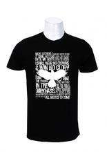 Wosa -In The Darkness GOT Black  Printed T-shirt For Men