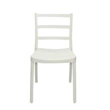 White Stackable Plastic Chair For Garden/Outdoor- (2063)