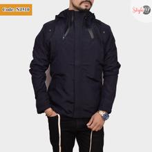 Men Fashion Side Zipper Windproof Jacket