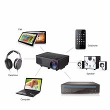 Original Excelvan RD-805 Mini LED Projector HDMI Home Theater Beamer Multimedia Portable Proyector Support 1080P Video Projector