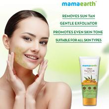 Mamaearth Ubtan Face Scrub with Turmeric & Walnut for Tan Removal - 100g